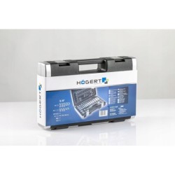 Hogert ht1r465 zestaw narzędzi nasadek 36szt. 3/8 w walizce