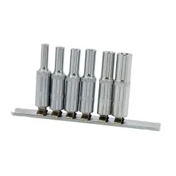 Торцеві головки Torx довгі e4-e10 1/4 torxe neilsen набір гайкових ключів