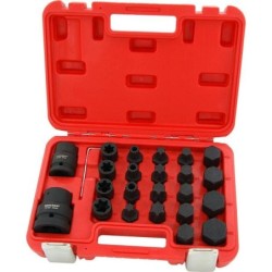 Zestaw kluczy klucze nasadki bity imbus h14-h32 torx t60-t100 spline