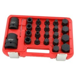 Zestaw kluczy klucze nasadki bity imbus h14-h32 torx t60-t100 spline