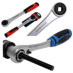 Single-action ratchet through-head 1/2 pin ratchet neilsen