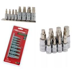 Zestaw bitów wykrętaków obrobionych uszkodzonych śrub imbus hex 3-10mm