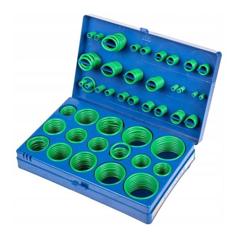 Zestaw uszczelek oringów zielonych 419 sztuk do klimatyzacji richmann c0428