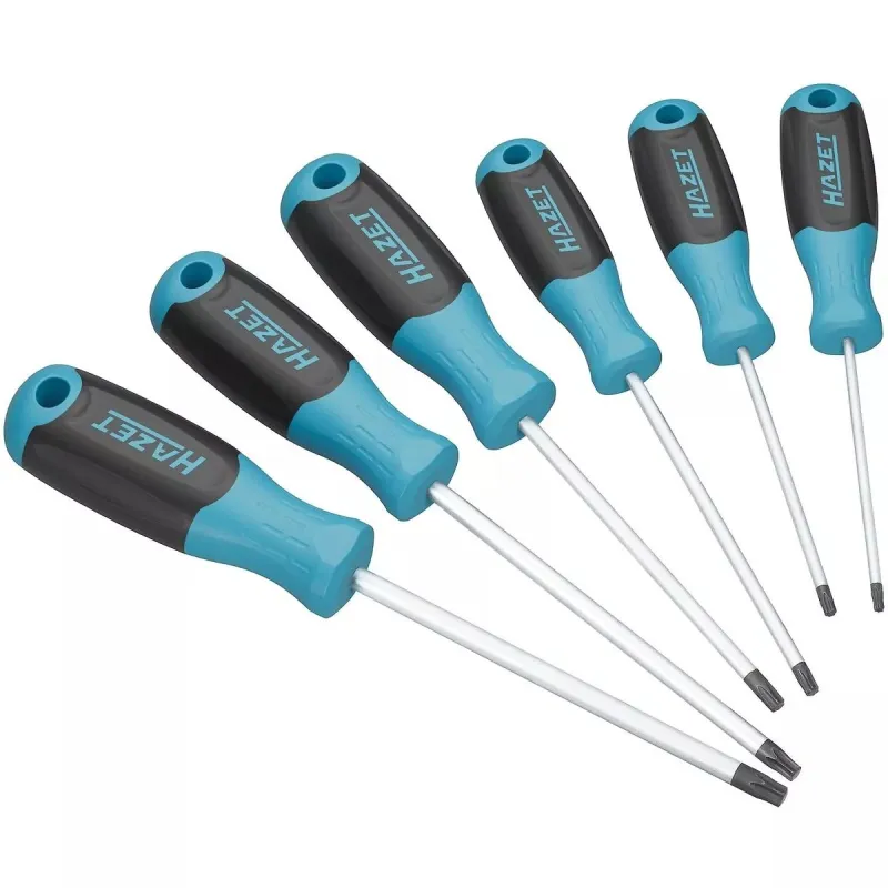 Hazet zestaw wkrętaków torx wkrętaki śrubokręty zestaw śrubokrętów t10-t30