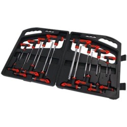 Zestaw torx i imbus z rączką w walizce neilsen