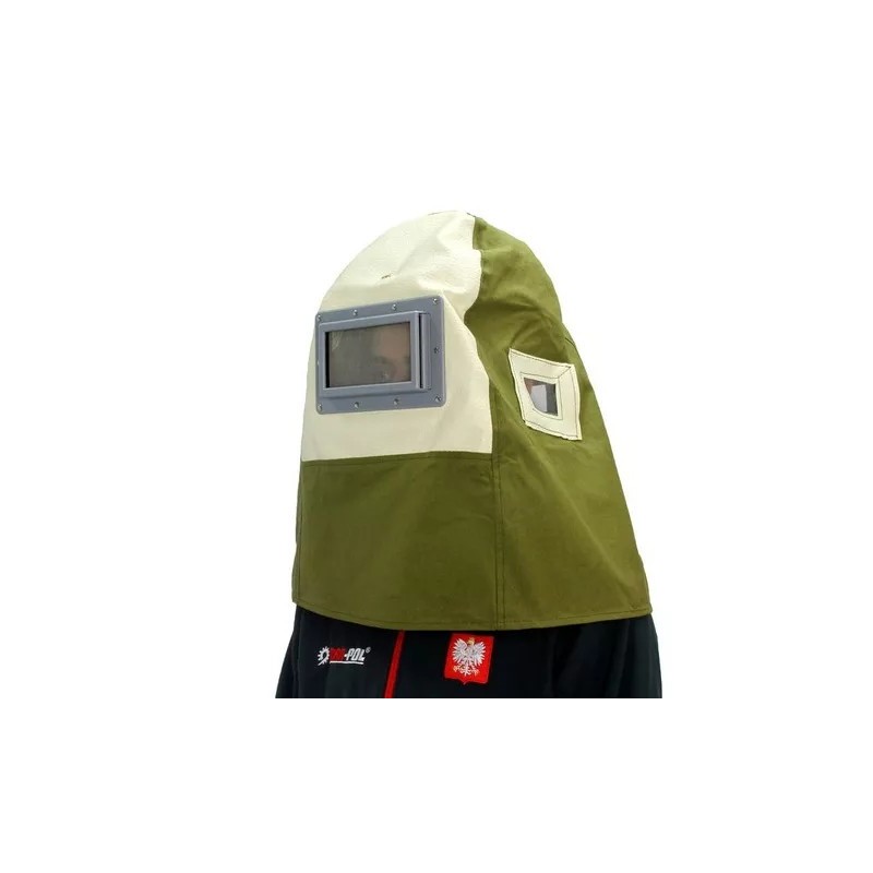 Maska ochronna do piaskowania kask kaptur osłona