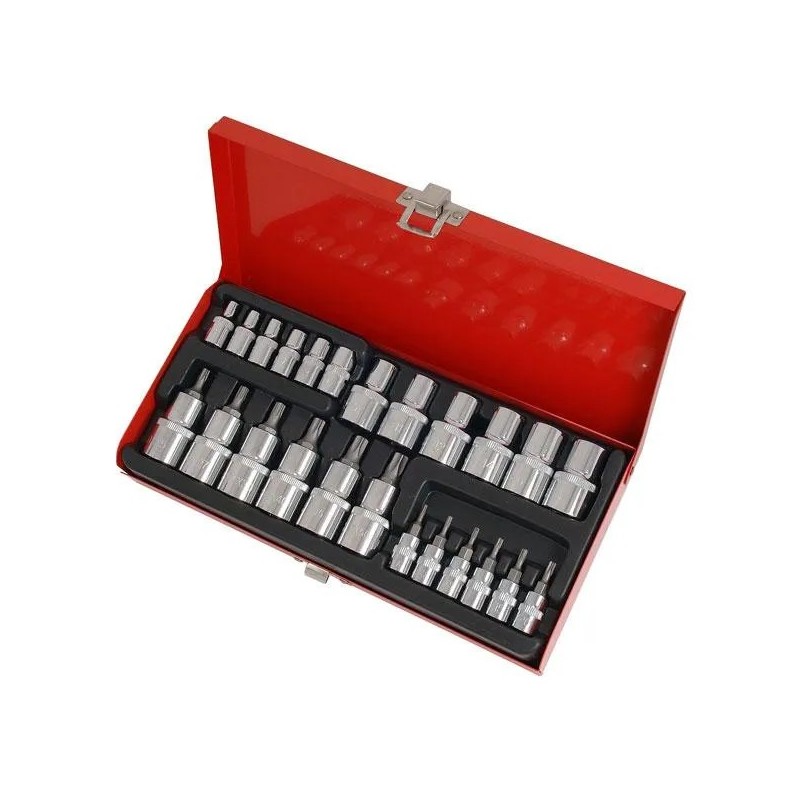 Nasadki klucze torx torx-e e4-e18 t7-t50 25 el