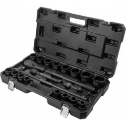 Zestaw narzędzi kluczy udarowych 3/4" (21el) (12kąt) w walizce 17-50mm