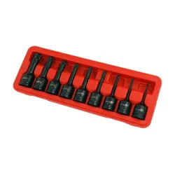 Spline impact sockets m4-m16