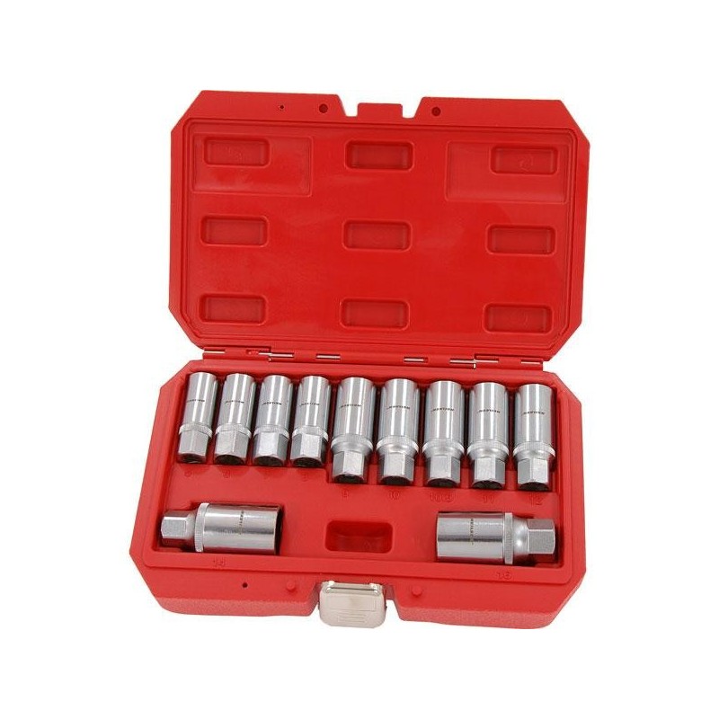 Nasadki klucze wykręcania szpilek śrub urwanych gwintowanych 5-16mm neilsen