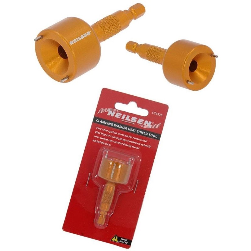 Klucz podkładek zaciskowych osłon termicznych podwozia audi seat skoda vw