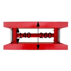 Prasa 30t hydrauliczna podwójny napęd szybko wolno