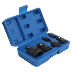 Impact adapters 6 el. 1/4 3/8" 1/2" 3/4"
