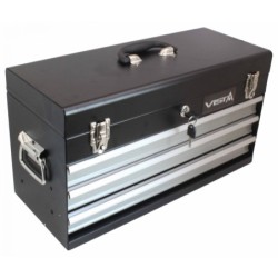 Skrzynka narzędziowa z wyposażeniem 145el organizer walizka metalowa vista