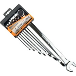 Long combination spanners set of 8 taps 8-24 mm richmann