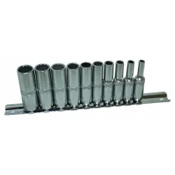 Гнізда 3/8″ 12 кутові довжиною 8-19 мм asta