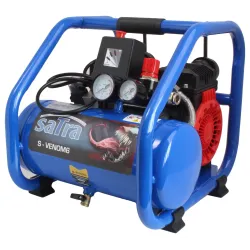 Kompresor bezolejowy 6l 1.1kw 10 bar 230v 2 cylindy