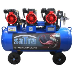 Kompresor bezolejowy 100l 3.4kw 10 bar 230v 6 cylindrów