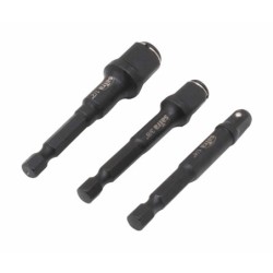 Zestaw adapterów do nasadek bitów redukcja 1/4 3/8 1/2 3szt satra
