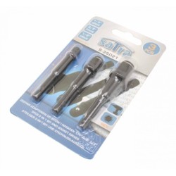 Zestaw adapterów do nasadek bitów redukcja 1/4 3/8 1/2 3szt satra