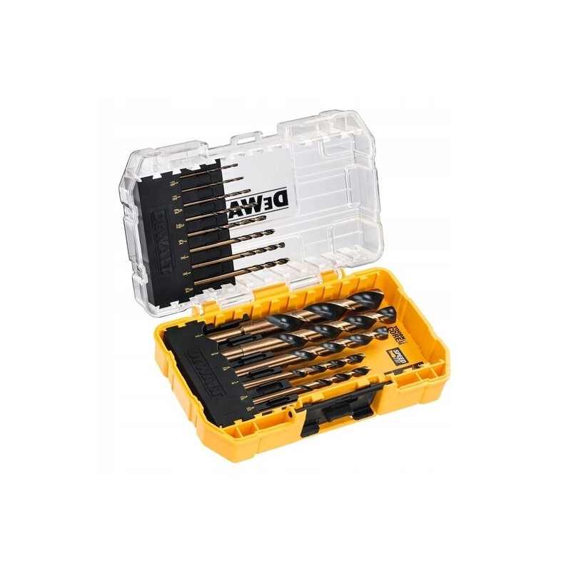 Zestaw wierteł do metalu dewalt 14 el 1-8mm hss-g