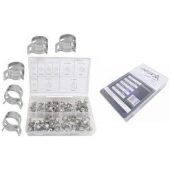 Opaski Obejmy zaciskowe sprężynowe sprężyste ocynkowane 135 el ASTA