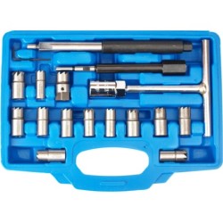 Frezy do czyszczenia gniazd wtryskiwaczy frez wtrysków 17 el