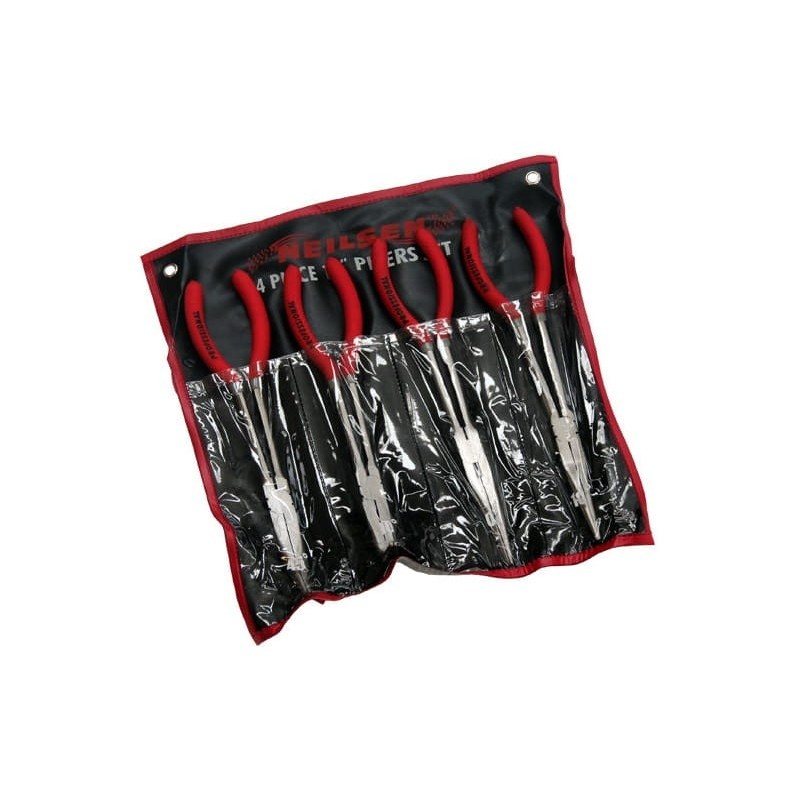 Szczypce długie zestaw szczypiec długich wygięte