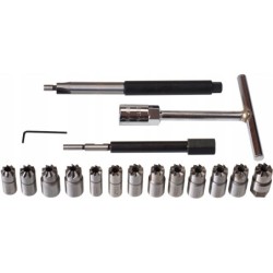 Frezy do czyszczenia gniazd wtryskiwaczy frez wtrysków 17 el