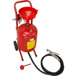 Piaskarka syfonowa 19L mobilna maska 16 dysz