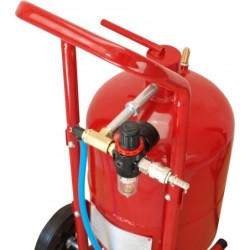 Piaskarka syfonowa 19L mobilna maska 16 dysz