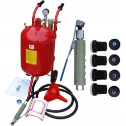 Piaskarka syfonowa 38L mobilna maska 16 dysz