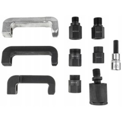 Zestaw adaptery do wyciągania wtryskiwaczy klucze do wtrysków 10EL m14-m27