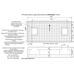 PODNOŚNIK DWUKOLUMNOWY 4T Łączony górą 760-1450MM