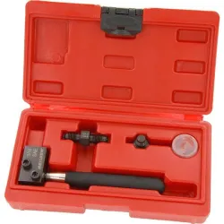 Set of press tool for installing brake pipes