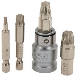 Wykrętaki do uszkodzonych obrobionych śrub i nakrętek Torx