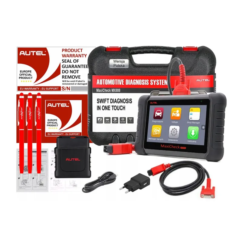 Tester Skaner interfejs diagnostyczny AUTEL MX808TS TMPS 2 LATA