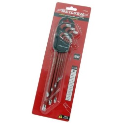 Klucze Trzpieniowe Torx T10-T50 Krótkie ramiona