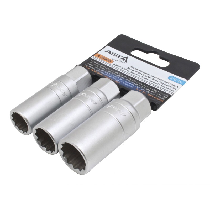 Nasadki klucze cienkościenne do świec zapłonowych 14 16 18 MM 12 Kąt 3 8