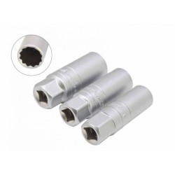 Nasadki klucze cienkościenne do świec zapłonowych 14 16 18 MM 12 Kąt 3/8"