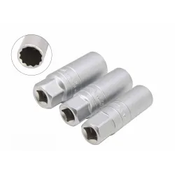 Nasadki klucze cienkościenne do świec zapłonowych 14 16 18 MM 12 Kąt 3/8"