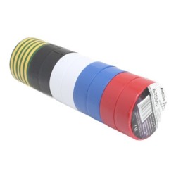 PVC insulating tape 19mm 100m Colour 10 pcs