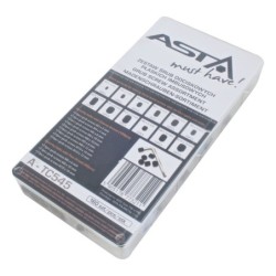 Zestaw Śruby dociskowe płaskie HEX M3-M10 160 EL ASTA