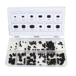 Zestaw Śruby dociskowe płaskie HEX M3-M10 160 EL ASTA