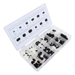 Zestaw Śruby dociskowe płaskie HEX M3-M10 160 EL ASTA