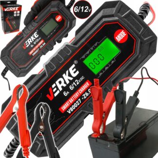 PROSTOWNIK AUTOMATYCZNY ŁADOWARKA DO AKUMULATORA LCD 6V 12V 6A