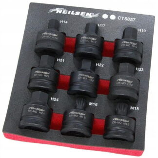 ZESTAW KLUCZY IMBUS 3/4 H14-H24 SPLINE XZN M16-M18