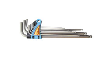 IMBUSY CALOWE DŁUGIE "CORONA" 1/16'-3/8' C.V. 9 ELEM