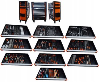 Szafka narzędziowa wózek warsztatowy 612El 10 szuflad Nadstawka Corona Richmann