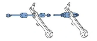 Ściągacz ściągacze zawieszenia tulei sworzni łożysk